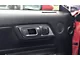 Door Handle Surround Accent Trim; Domed Carbon Fiber (15-23 Mustang Convertible)