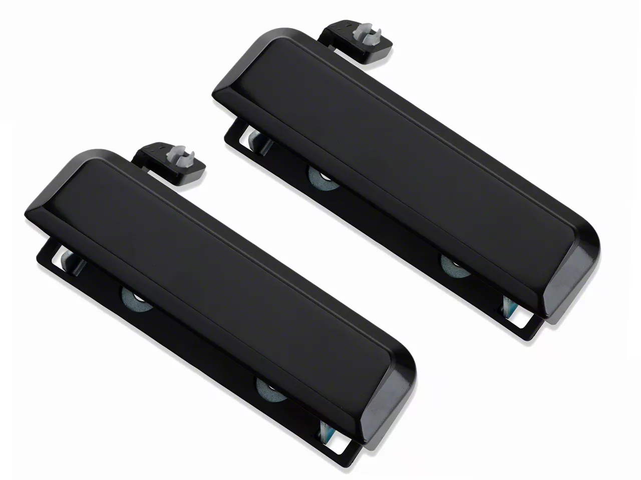 OPR Mustang Exterior Door Handles; Gloss Black 94350 (79-93