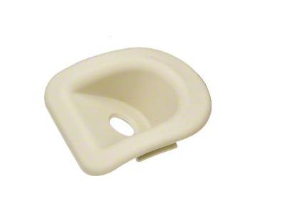 Door Lock Knob Bezel; Driver Side; Camel (05-09 Mustang)