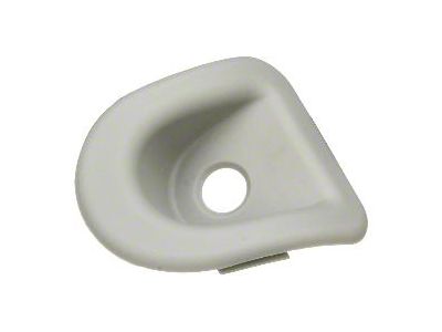 Door Lock Knob Bezel; Driver Side; Dove (05-09 Mustang)