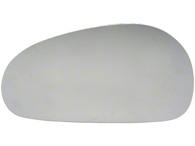 Door Mirror Glass; Without Backing Plate; Left; Adhesive Style (94-04 Mustang)