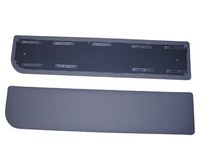 Door Panel Map Pocket Delete Kit; Vinyl (87-93 Mustang Coupe, Hatchback; 90-93 Mustang Convertible)