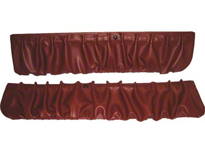 Door Panel Map Pockets; Vinyl (87-93 Mustang Coupe, Hatchback; 90-93 Mustang Convertible)