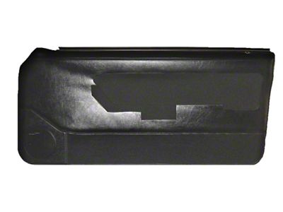 Door Panels; Vinyl with Cloth Inserts and Carpet (87-89 Mustang Coupe & Hatchback w/ Power Windows; 1987 Mustang Convertible w/ Power Windows)