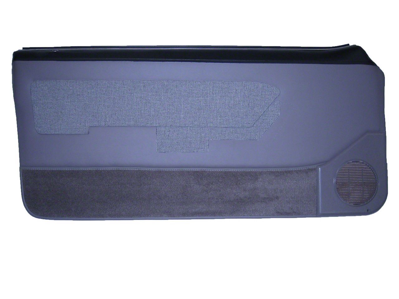 Mustang Door Panels; Vinyl with Cloth Inserts and Carpet (88-89