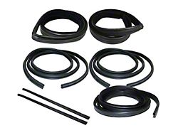 Door Seal Window Channel Belt Weatherstrip Kit (87-93 Mustang Coupe, Hatchback)