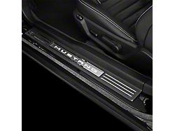 Door Sill Trim Kit; Polished (10-14 Mustang)