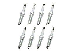 Double Platinum Spark Plugs; 8-Piece (Late 08-10 Mustang GT)