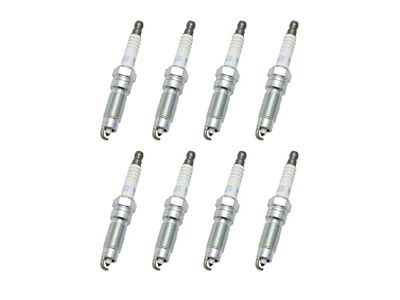 Double Platinum Spark Plugs; 8-Piece (Late 08-10 Mustang GT)