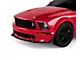 DR Style Front Bumper Lip Splitter; Carbon Flash Metallic Vinyl (05-09 Mustang GT, V6)