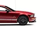 DR Style Front Bumper Lip Splitter; Dry Carbon Fiber Vinyl (05-09 Mustang GT, V6)