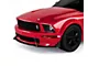 DR Style Front Bumper Lip Splitter; Matte Black Vinyl (05-09 Mustang GT, V6)