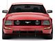 DR Style Front Bumper Lip Splitter; Textured Black (05-09 Mustang GT, V6)