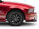 DR Style Front Bumper Lip Splitter; Textured Black (05-09 Mustang GT, V6)
