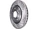 Drilled and Slotted Rotors; Rear Pair (05-14 Mustang, Excluding 13-14 GT500)