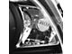 Dual Halo Projector Headlights; Matte Black Housing; Clear Lens (10-12 w/ Factory Halogen Headlights)