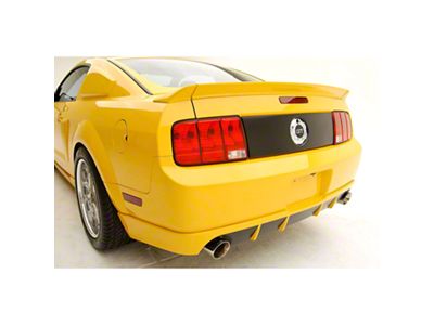 Ducktail Rear Spoiler; Unpainted (05-09 Mustang)