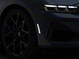 Dynamic LED Side Markers; White; Smoked (24-26 Mustang)