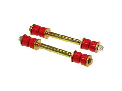 End Link Kit; Red (94-04 Mustang)
