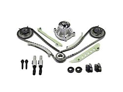 Engine Timing Chain Kit with Water Pump; 14-Pieces (05-10 Mustang GT)