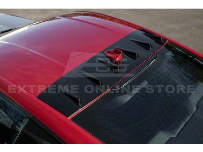 EOS Performance Package Roof Spoiler; Glossy Black (24-25 Mustang Fastback)