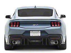 EOS Performance Rear Diffuser; Matte Black (24-25 Mustang GT, EcoBoost)