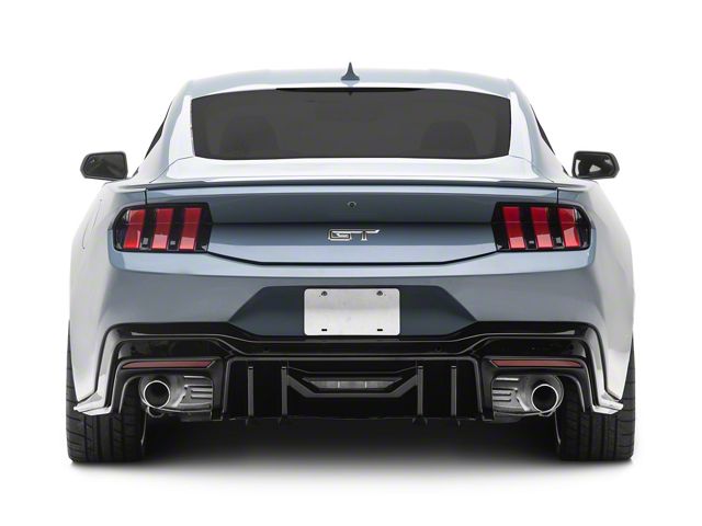 Eos R32 Diffuser Mustang EOS Performance Version 2 Package Rear Diffuser; Glossy Black ...