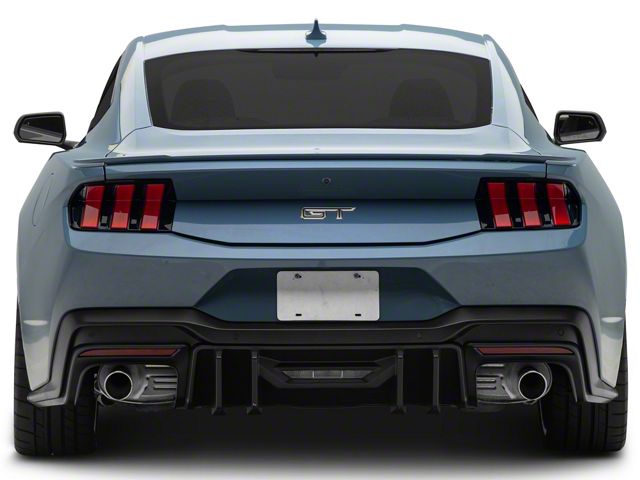 Eos R32 Diffuser Mustang EOS Performance Version 2 Package Rear Diffuser; Matte Black ...