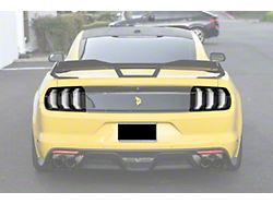 Euro Style LED Tail Lights; Black Housing; Clear Lens (15-23 Mustang)