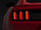 Euro Style Tail Lights; Gloss Black Housing; Smoked Lens (15-23 Mustang)