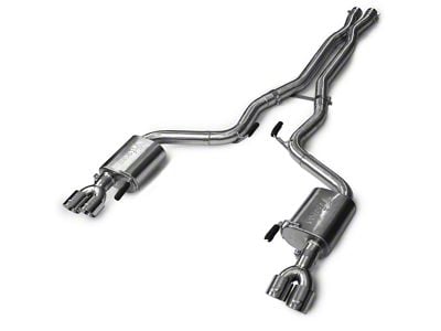 EXG Cat-Back Exhaust System without Tips (18-23 Mustang GT Fastback w/o Active Exhaust)