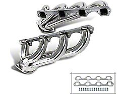Shorty Headers; Chrome (79-93 5.0L Mustang)