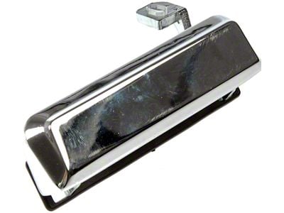 Exterior Door Handle; Chrome; Driver Side (79-89 Mustang)