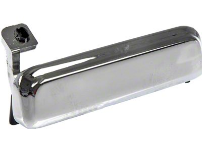 Exterior Door Handle; Chrome; Passenger Side (79-89 Mustang)