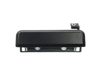 Exterior Door Handle; Driver Side; Black (79-93 Mustang)