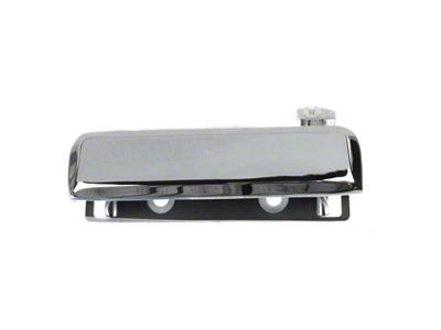 Exterior Door Handle; Driver Side; Chrome (79-91 Mustang)