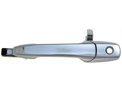 Exterior Door Handle; Front Left; Chrome; Plastic (05-14 Mustang)