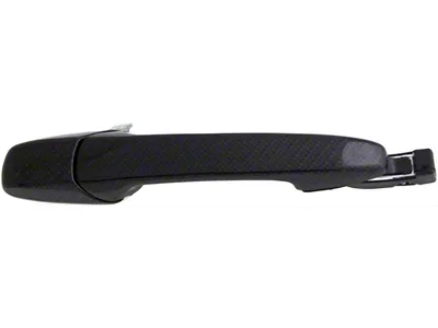Exterior Door Handle; Front Right; Without Keyhole; Carbon Fiber Look; Plastic (05-14 Mustang)