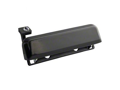 Exterior Door Handle; Passenger Side; Black (79-93 Mustang)