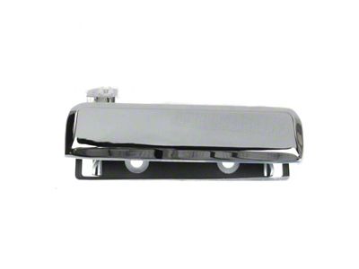 Exterior Door Handle; Passenger Side; Chrome (79-91 Mustang)