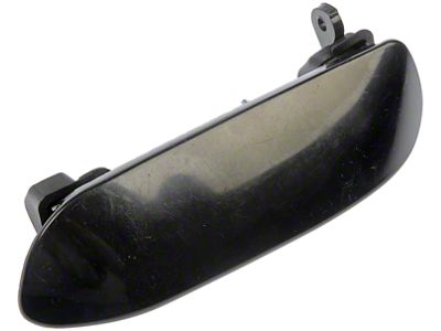 Exterior Door Handle; Smooth Black; Driver Side (99-04 Mustang)