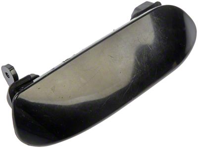 Exterior Door Handle; Smooth Black; Passenger Side (99-04 Mustang)