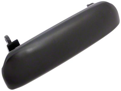Exterior Door Handle; Smooth Black; Passenger Side (94-98 Mustang)