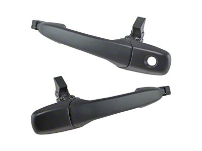 Exterior Door Handles; Paint to Match Black (05-14 Mustang)