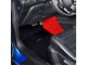 F1 Hybrid Front and Rear Floor Mats; Full Red (05-14 Mustang)