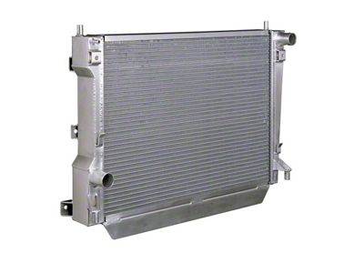 Factory-Fit Aluminum Radiator; Natural (05-14 Mustang)