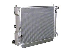Factory-Fit Aluminum Radiator; Polished (05-14 Mustang)
