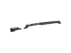 Factory Style Dashboard Trim Covers; Carbon Fiber (15-23 Mustang w/o Performance Pack)