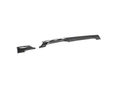 Factory Style Dashboard Trim Covers; Carbon Fiber (15-23 Mustang w/o Performance Pack)