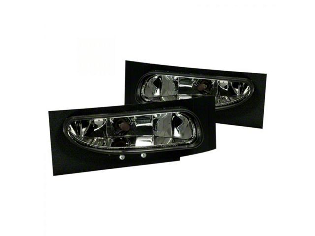 Factory Style Fog Lights; Smoked (94-98 Mustang V6)